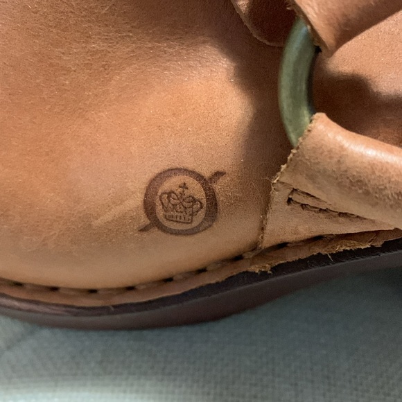 BORN Women’s Hudson’s Comfort Slingback Clogs Cognac SZ 8 Western Boho Academia - Picture 6 of 15